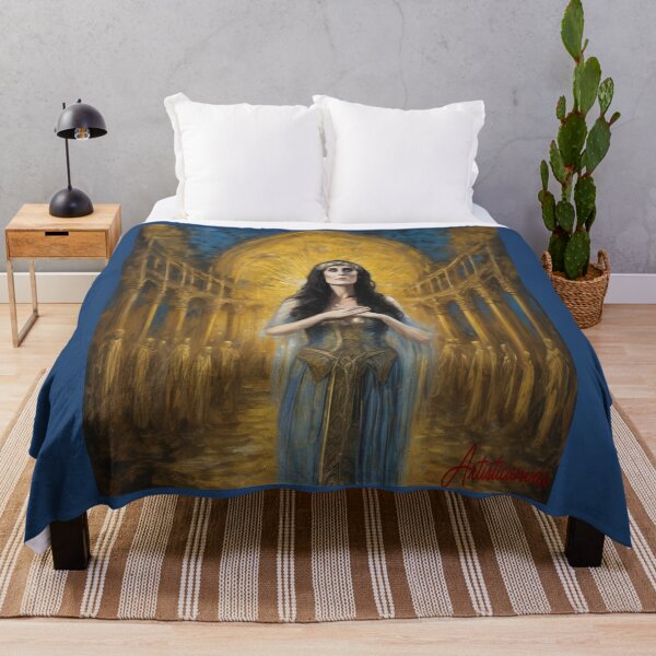 Item preview, "Gothic Priestess: Sharon den Adel in a Temple of Golden Light" designed and sold by Artisticanvas.