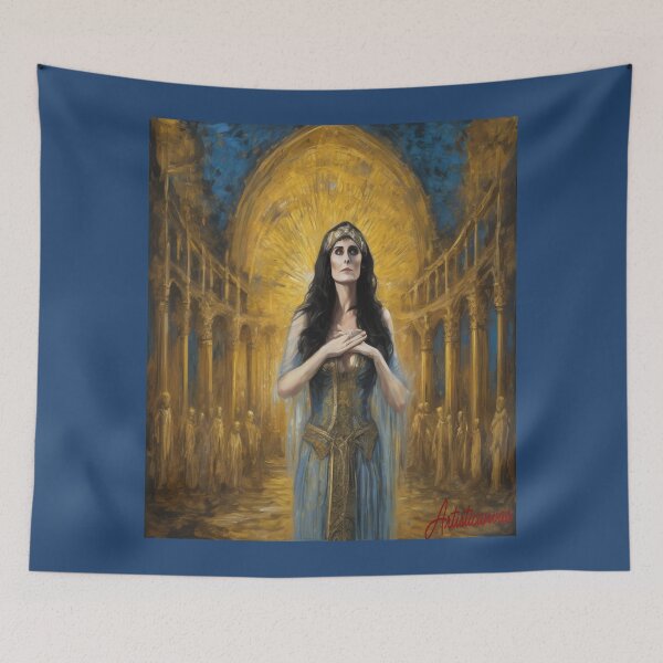 Item preview, "Gothic Priestess: Sharon den Adel in a Temple of Golden Light" designed and sold by Artisticanvas.