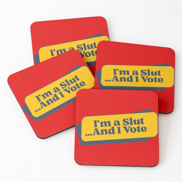 Item preview, I’m a Slut and I Vote designed and sold by UNK-Fatigues.