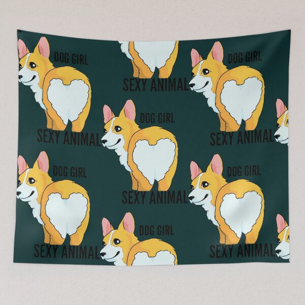 Item preview, Dog Girl Sexy Animal designed and sold by Lenalevtuvis.