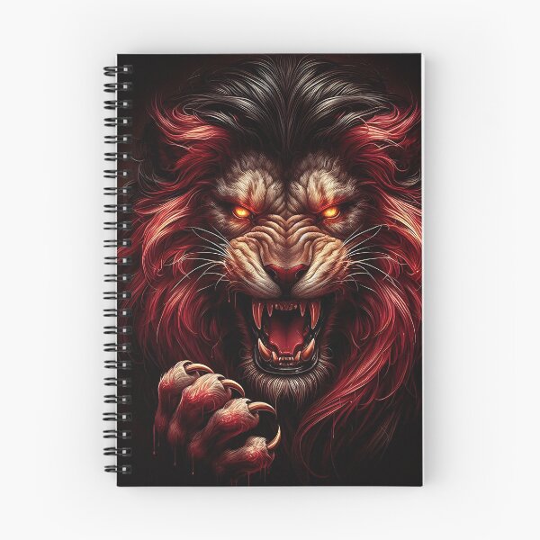 Item preview, Wild Lion of Fire designed and sold by GalleryBrisArt.
