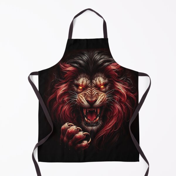 Item preview, Wild Lion of Fire designed and sold by GalleryBrisArt.