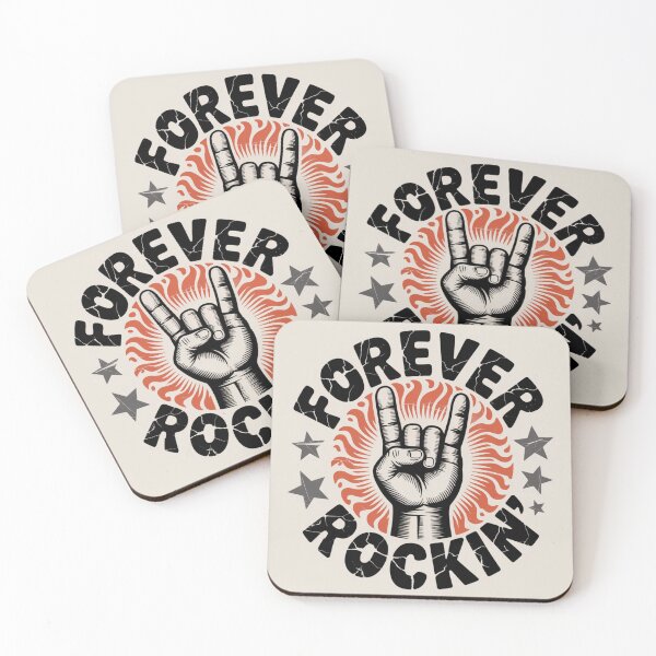 Item preview, Forever Rockin’ | Rock Hand Symbol Heavy Metal Music Graphic Design (Printed on T-Shirts, Stickers/Decals, Wall Art and More) designed and sold by GRAPHIX444.