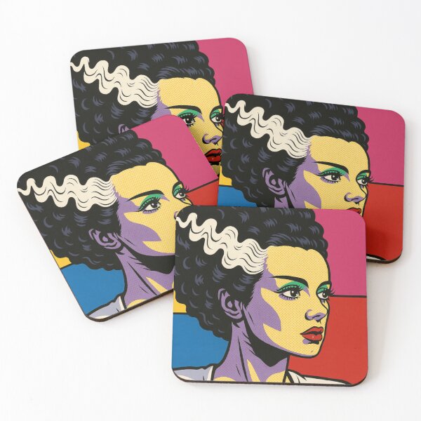 Item preview, Bride of Frankenstein Pop Art – Retro Classic Monster Design designed and sold by hangmeart.