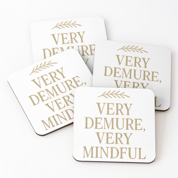 Item preview, Very Demure, Very Mindful | Quiet Luxury Typography designed and sold by Midnight-Supply.