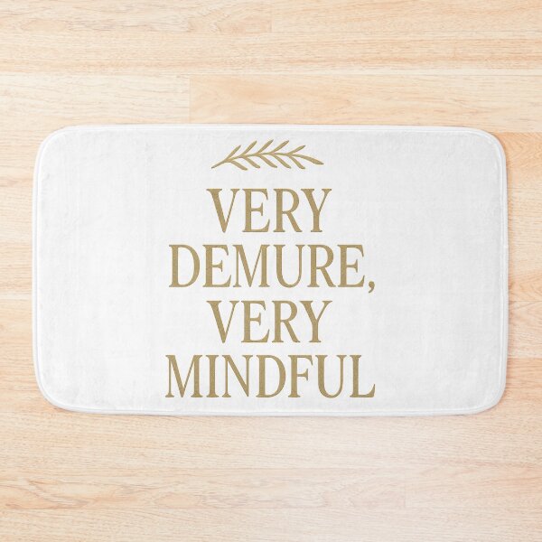 Item preview, Very Demure, Very Mindful | Quiet Luxury Typography designed and sold by Midnight-Supply.