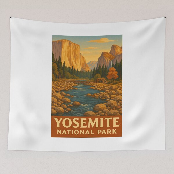 Artikelvorschau, Yosemite Nationalpark entworfen und verkauft von DeBenedetto Digital Designs.