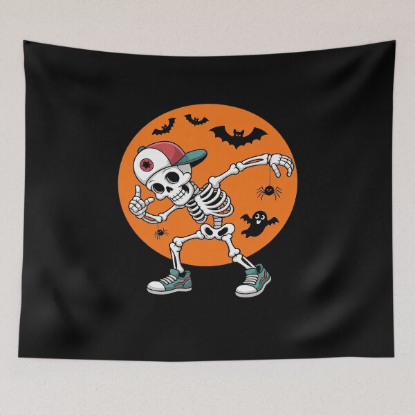 Item preview, Halloween Skeleton Gamer - Dabbing Skeleton Gamer designed and sold by ticlitule.