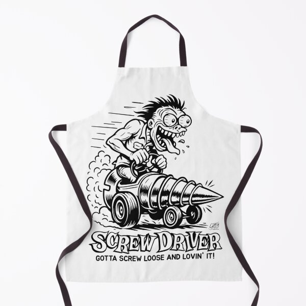 Item preview, Screw Driver, Wild Hot Rod Monster Art designed and sold by Automotive Art by Greg.