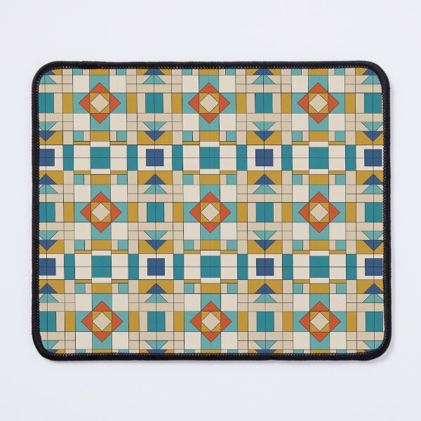 Item preview, Geometric Tile Mosaic – Retro Mid-Century Modern Pattern designed and sold by Empty Paradise.