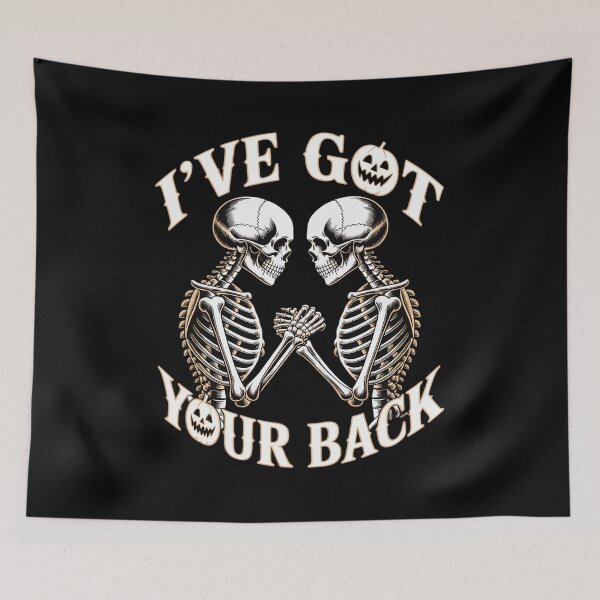 Item preview, Halloween Skeletons I've Got Your Back Funny Joke Costume designed and sold by ticlitule.