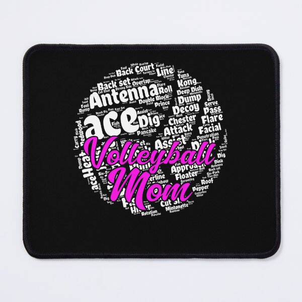 Item preview, Volleyball Mom Terminology Glossary Word cloud Shapecloud designed and sold by TomMertz.