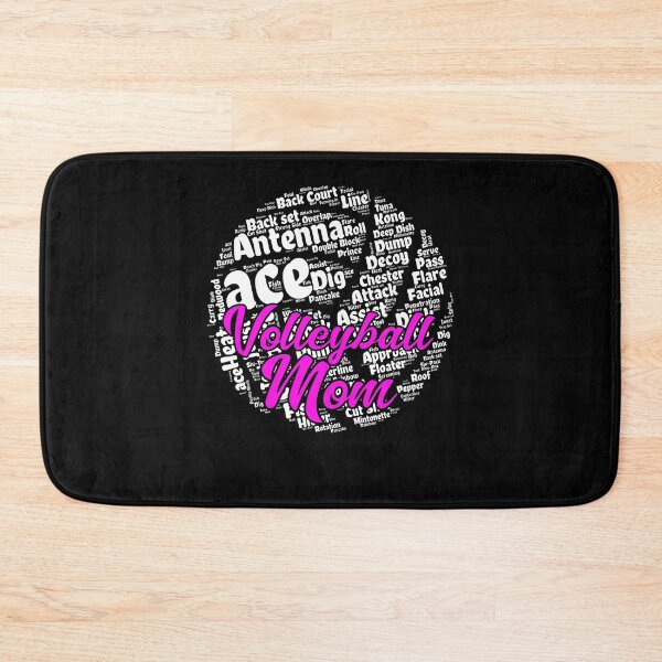 Item preview, Volleyball Mom Terminology Glossary Word cloud Shapecloud designed and sold by TomMertz.