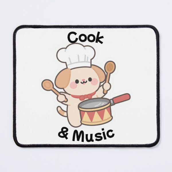 Item preview, Cook and Music Cute Puppy designed and sold by toni-aguilar22.