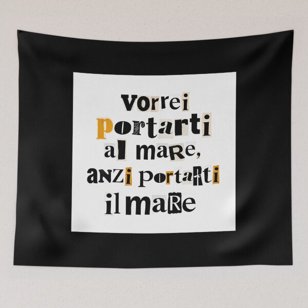 Item preview,  Vorrei Portarti Al Mare Anzi Portarti Il Mare Coez designed and sold by TIMOTARTINEZ.