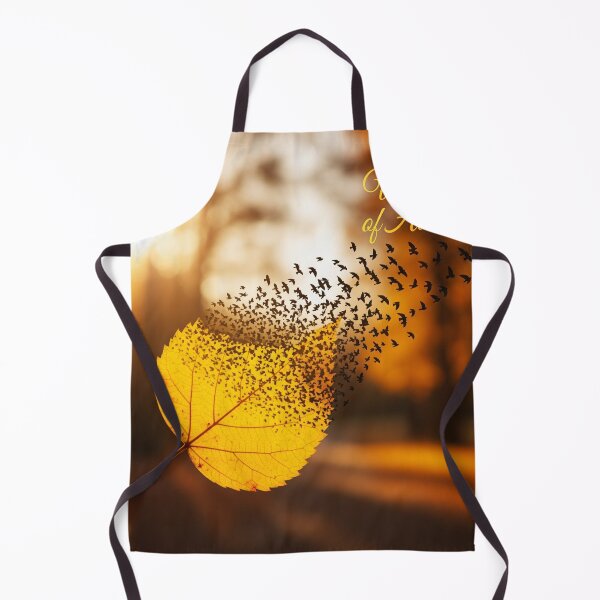 Item preview, Whispers of Autumn - Tree Leaves and Birds in Flight designed and sold by karina360.