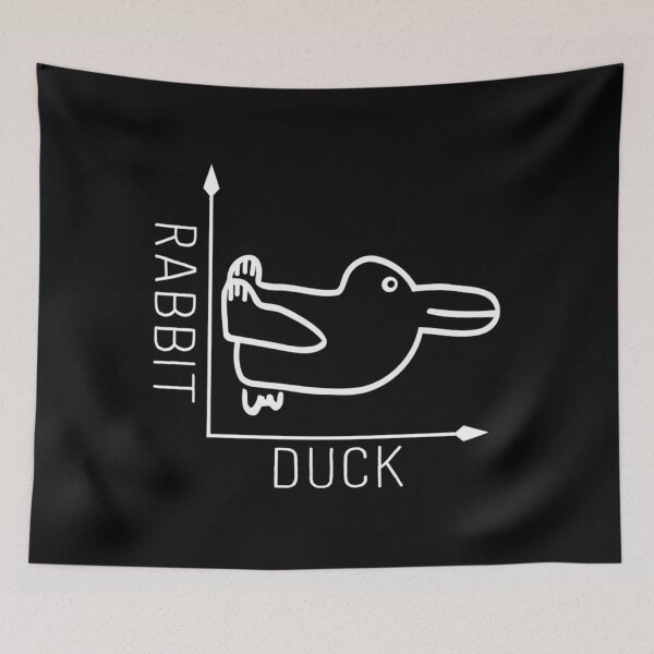 Item preview, Wittgenstein Rabbit Duck Illusion designed and sold by RODRIGUEZLAWSON.