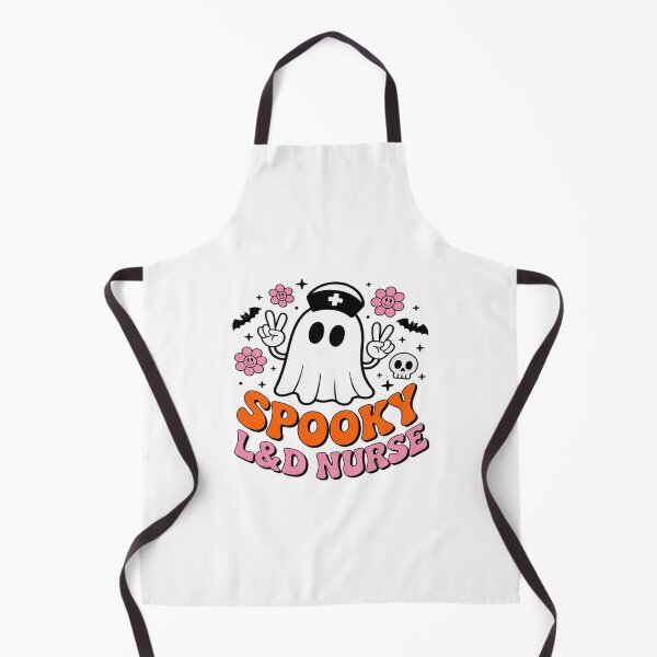 Item preview, Halloween Spooky Boo Ghost Labor Delivery Nurse L&D OBGYN designed and sold by ticlitule.