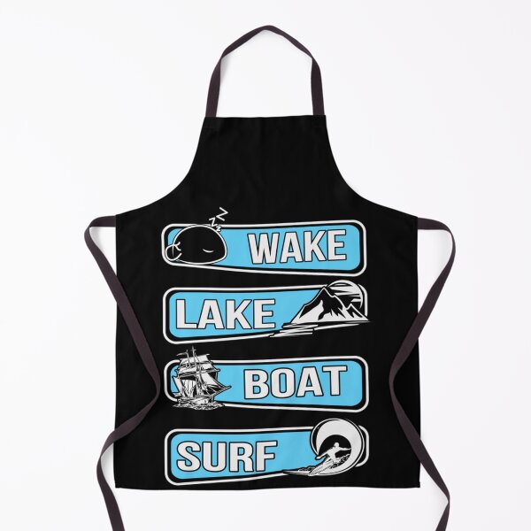 Item preview, WAKE LAKE BOAT SURF Surfboard Surfing Surfboarder Wave Surfer designed and sold by TomMertz.