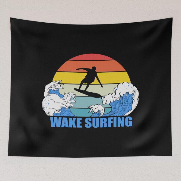 Item preview, Wake Surfing Surfboard Surfing Surfboarder Wave Surfer designed and sold by TomMertz.