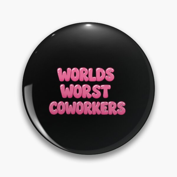 Item preview, Worlds Worst Coworkers Pink Bubble Writing designed and sold by HaskellHaley.