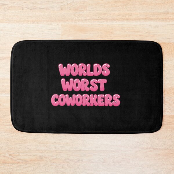 Item preview, Worlds Worst Coworkers Pink Bubble Writing designed and sold by HaskellHaley.