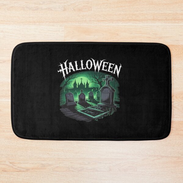 Item preview, Halloween Spooky Churchyard Gothic Graveyard Scene designed and sold by tabdejinti.