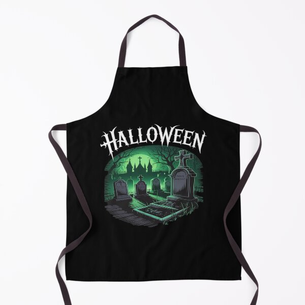 Item preview, Halloween Spooky Churchyard Gothic Graveyard Scene designed and sold by tabdejinti.