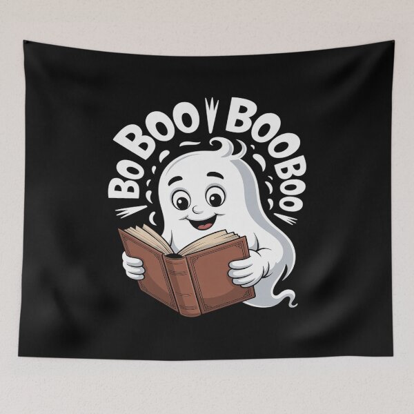Item preview, Halloween spooky design for the next Halloween party Boo designed and sold by tabdejinti.