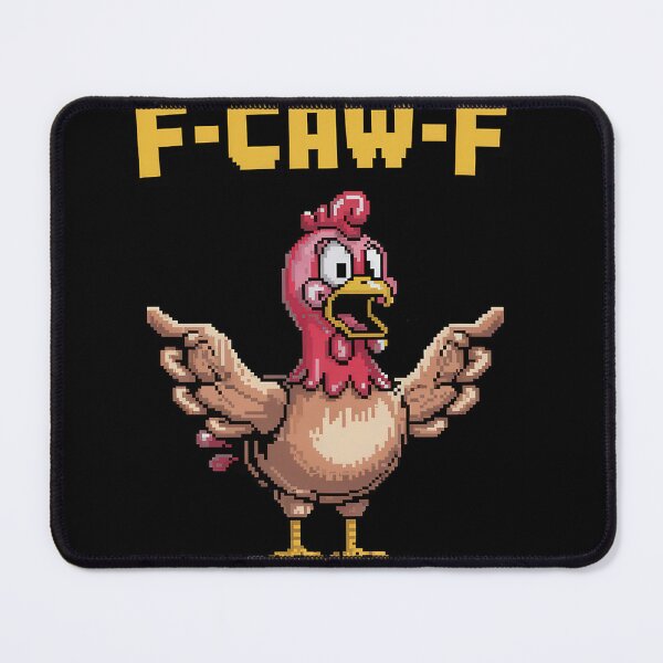 Item preview, Funny Pixel Art F-Caw-F Chicken Retro Gamer designed and sold by HaskellHaley.
