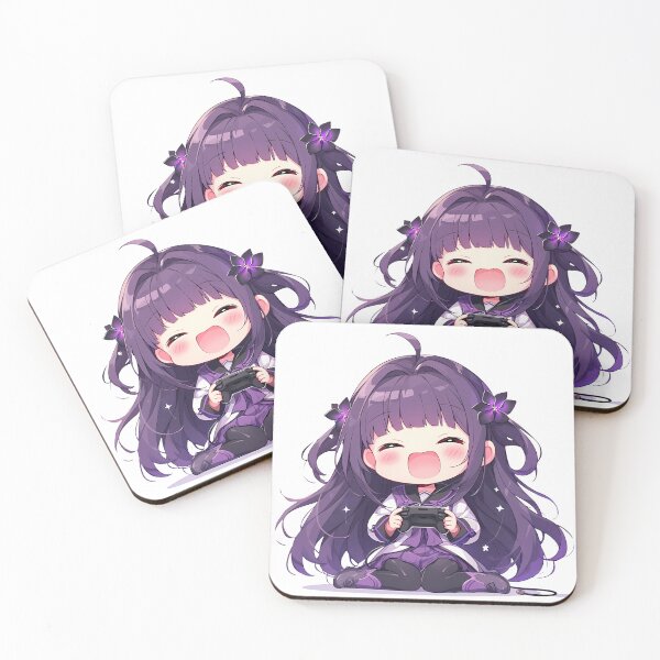 Item preview, Homura Akemi Magia Record Anime Girl Cute Chibi Playing Video Game designed and sold by earlobejerk.