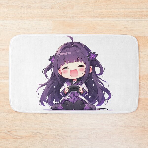 Item preview, Homura Akemi Magia Record Anime Girl Cute Chibi Playing Video Game designed and sold by earlobejerk.