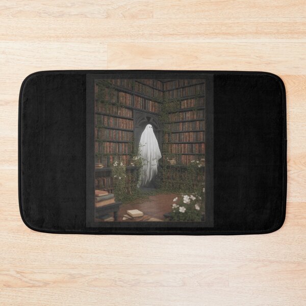 Item preview, Halloween Spooky Ghost In The Library Gothic designed and sold by tabdejinti.