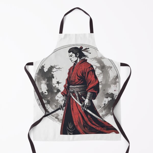 Aperçu de l'œuvre "Red & Black Samurai Tee – Strength, honor, style."t-shirt créée et vendue par idizayilstore.