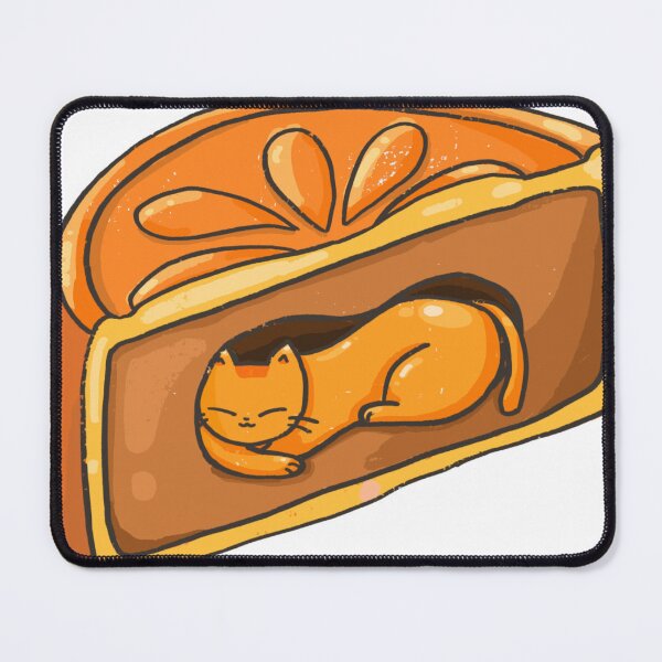 Item preview, Pudding the Cat as a Mooncake Egg Yolk – Cute Kawaii Mid-Autumn Festival Illustration designed and sold by Sleepy-Town.