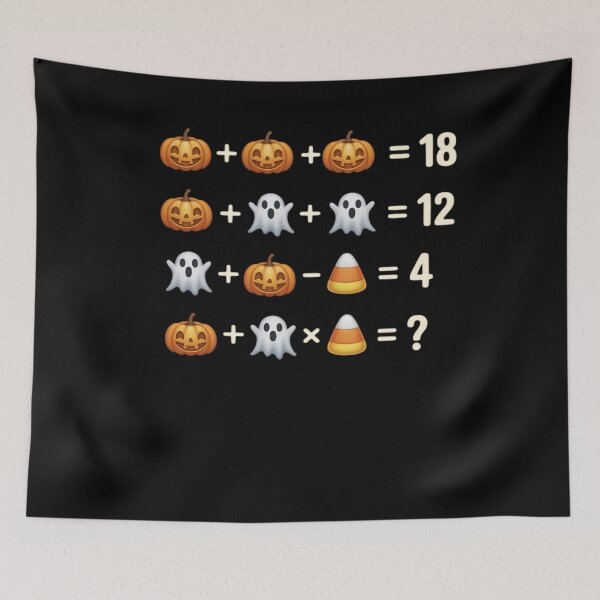 Item preview, Halloween Spooky Math Puzzle Fun designed and sold by tabdejinti.