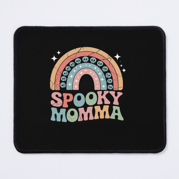 Item preview, Halloween Spooky Momma Groovy Boho Rainbow Skull Vintage Her designed and sold by tabdejinti.