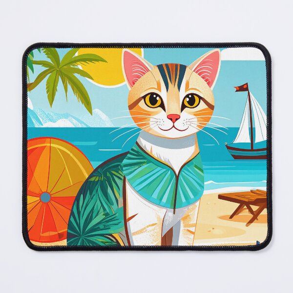 Item preview, Pretty Kitty Fun in the Sun and Sand designed and sold by Sharon Schwalbe.