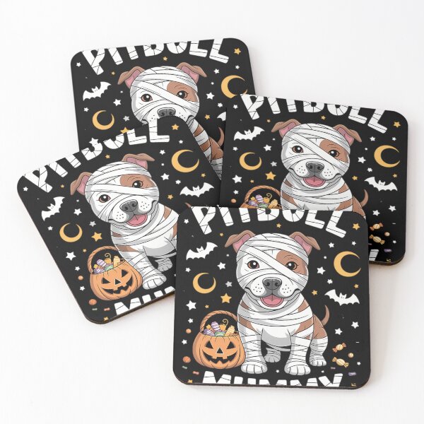Item preview, Halloween Pitbull Lover Mummy Dog designed and sold by HaskellHaley.