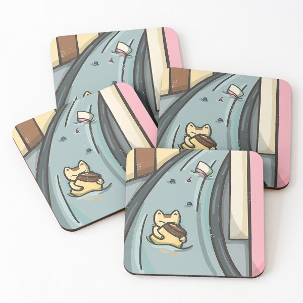 Item preview, Pudding The Cat Swept Away By The Current designed and sold by HaskellHaley.