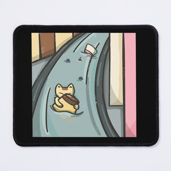 Item preview, Pudding The Cat Swept Away By The Current designed and sold by HaskellHaley.