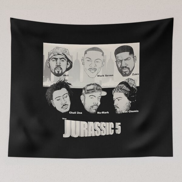 Artikelvorschau, Jurassic 5 Band entworfen und verkauft von TomkiesJohnL.