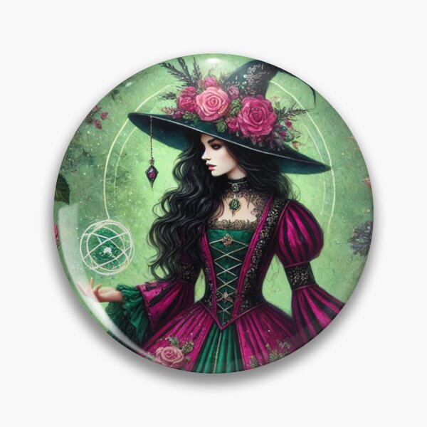 Item preview, Roseveil, the Enchanted Bloom Witch designed and sold by Oonward2021.