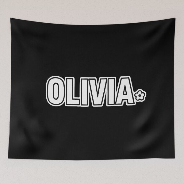 Item preview, OLIVIA Bold Minimalist Streetwear Name Design designed and sold by DailyVibesCo.