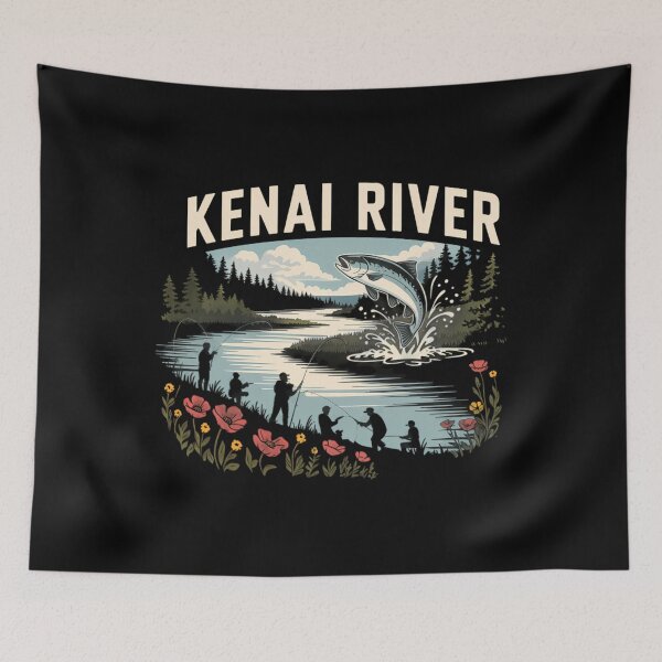 Item preview, Kenai River Alaska Fishing Nature Lovers designed and sold by Bandikonsalez.