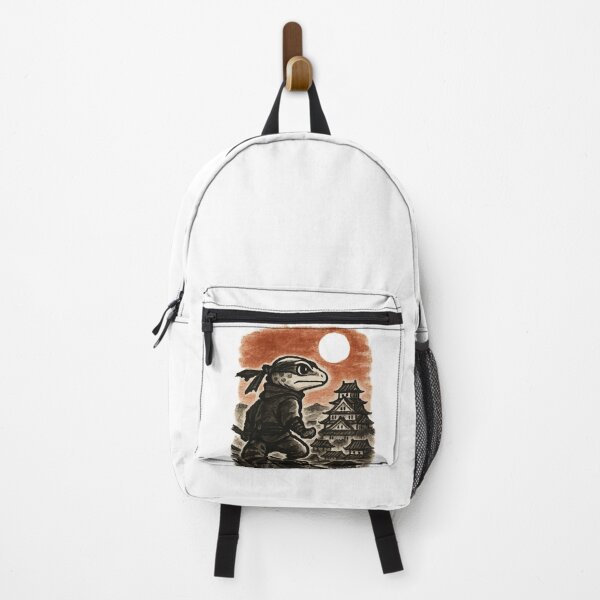 Item preview, Ninja Leopard Gecko over Castle Town Nightscape designed and sold by Ninja-Gecko.