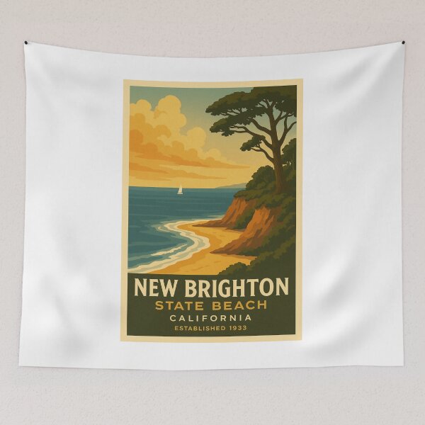 Item preview, New Brighton State Beach designed and sold by DeBenedetto Digital Designs.