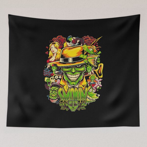 Item preview, Jim Carrey Mask Parody Cartoon Chaos Neon designed and sold by dwightzz1x.