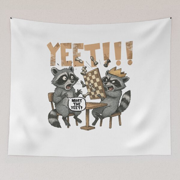 Item preview, YEET Funny Raccoon designed and sold by AShanDome.