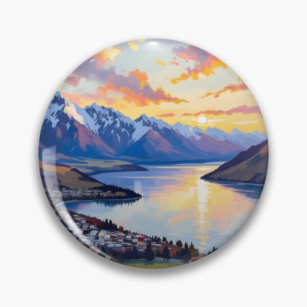 Item preview, Queenstown - New Zealand - Lake Wakatipu Sunset designed and sold by Wiss2Arts.